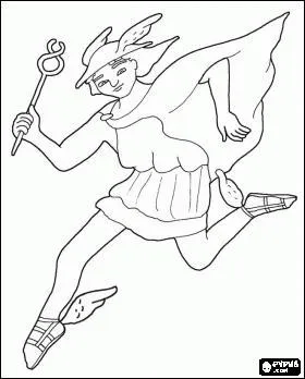 Dans la mythologie grecque quel Dieu portait des sandales ailes ?