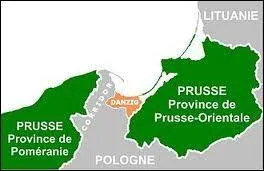 Quelle ville libre  de l'ex-territoire allemand garantit l'accs  la mer Baltique  la Pologne ?