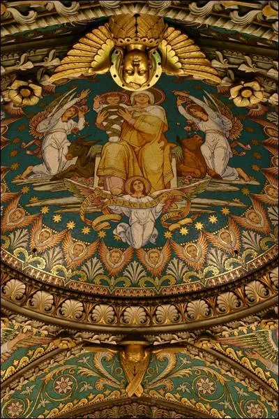 A Notre Dame de Fourvire, vous pouvez admirer cette mosaque, dans quelle ville ?