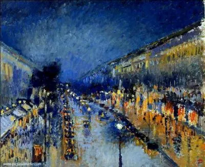 Qui a peint Boulevard Montmartre effet de nuit ?