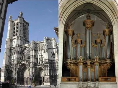 La cathdrale gothique de Troyes prsente une superbe faade flamboyante. Qu'abrite-t-elle ?