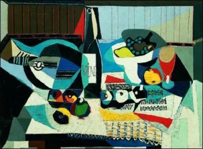 Qui a peint  La bouteille de vin  en 1925 ?