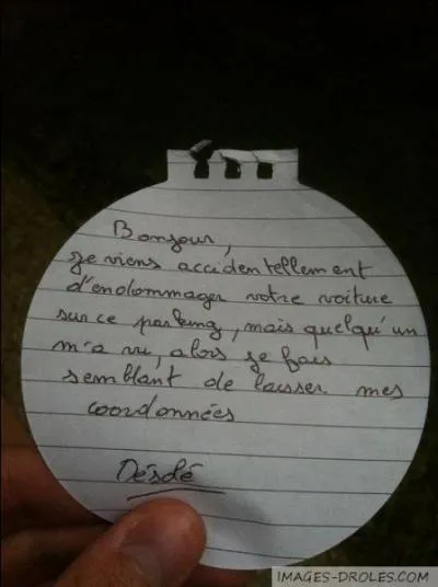 Trouvez la faute d'orthographe :