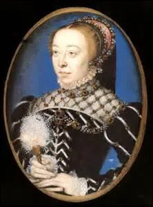 Je me nomme Catherine de Mdicis. Je suis ne le 13 avril 1519  Florence (de Laurent de Mdicis, duc d'Urbino et de Madeleine de la Tour d'Auvergne) et dcde le 05 janvier 1589  Blois. J'pouse  Marseille le 28 octobre 1533 le roi ------- (Je fus plusieurs fois rgente et femme d'Etat. J'eus beaucoup d'influence sur mes fils entre 1559 et 1589).
