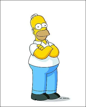 Quand les Simpsons vont au chalet des Flanders, qu'est-ce qu'Homer utilise comme maillot de bain?