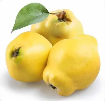 Quel est ce fruit piriforme, volumineux et de couleur jaune ?