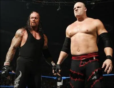 Cette quipe est compose de 2 demi-frres dont l'un est une lgende de la WWE. Avec eux, double  Chokeslam  & double  Tombstone   gogo ! Compose de The Undertaker & Kane :