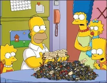 Quelle est la forme de la clef des Simpson ?