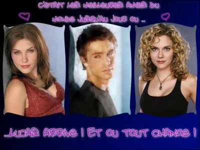  la fin de la saison 1, avec qui sort Lucas ?