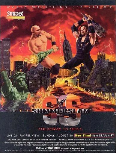 Quel fut le main event du Summerslam de 1998 ?