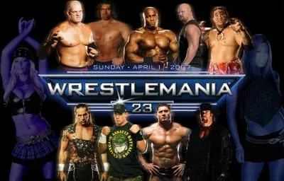 Quel fut le Main Event de Wrestlemania 23 ?