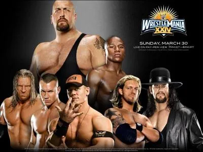 Quel fut le Main Event de Wrestlemania 24 ?
