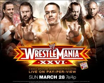 Quel fut le Main Event de Wrestlemania 26 ?