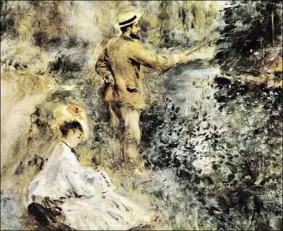 Qui a peint Le pcheur  la ligne ?