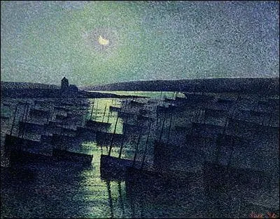 Qui a peint Camaret clair de lune et flottille de pcheurs ?