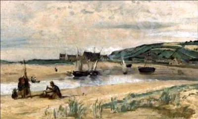 Qui a peint Sable bateaux et pcheurs ?