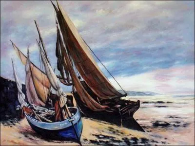 Qui a peint bateaux de pche ?