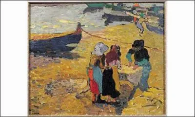 Qui a peint Arcachon retour de la pche ?