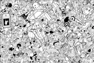 Voit-on au moins un robot sur l'image ?