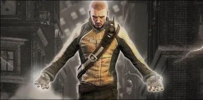 Il était un simple livreur à vélo et alors qu'il livrait un paquet, celui-ci a explosé. Cette explosion lui a conféré des pouvoirs électriques. Tout cela était organisé par Kessler :