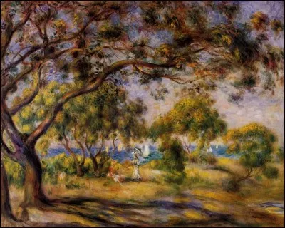 Eté 1892, Auguste Renoir est en villégiature à Pornic. Intrigué par l'île de Noirmoutier, il y pose ses pinceaux et immortalise sur plusieurs toiles ... .