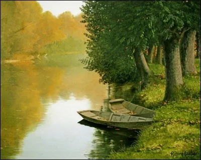 Cette barque typique du marais du sud-Vendée "Marais Poitevin", servait autrefois a transporter le bétail, le fourrage et les hommes du marais... .