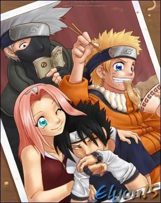 Qui fait parti de la team 7 avec Naruto?