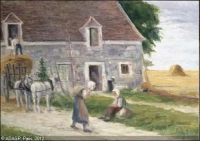 Qui a peint Paysans devant la ferme ?