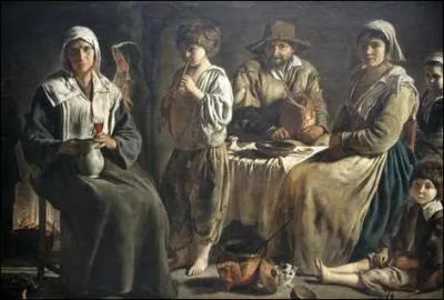 Qui a peint Famille de paysans dans un intrieur ?