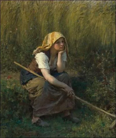 Qui a peint Paysanne au repos ?