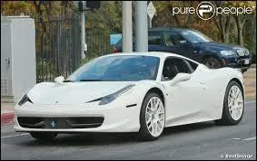 Cette Ferrari appartient  Justin Bieber. Quel est le nom du modle ?