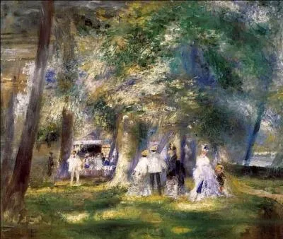 Qui a peint Saint Cloud dans le parc ?