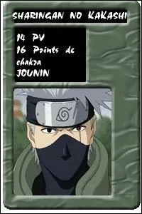 Qu'est ce que kakashi a sur son oeil gauche?