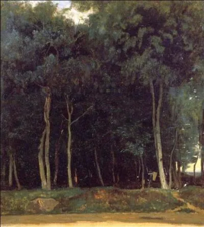 Qui a peint Fontainebleau route du Bas Brau ?