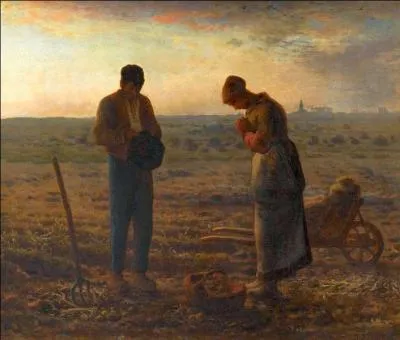 Qui a peint L'Anglus, avec au loin l'glise de Chailly en Brire ?