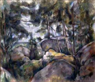 Qui a peint Les rochers  Fontainebleau ?