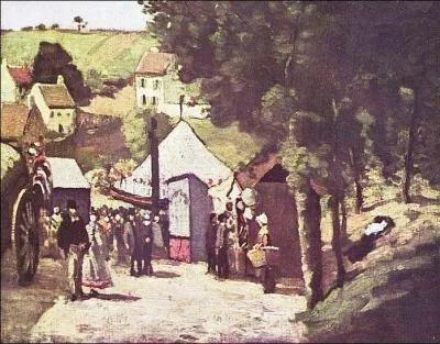 Qui a peint Pontoise, fte  l'Ermitage ?