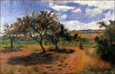 Qui a peint Pommier  l'Ermitage Pontoise ?