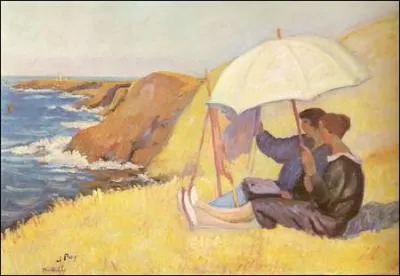 Est-ce Jean Puy qui a peint Sous le parasol  Belle le ?