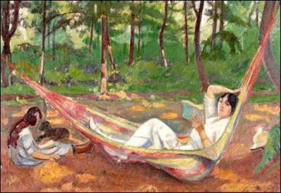 Est-ce Jean Puy qui a peint Femme sur un hamac ?