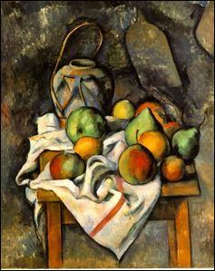  Vase paillé  (1895), tableau d'un artiste considéré comme un des précurseurs du cubisme. Il s'agit de :