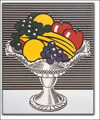  Nature morte et coupe de cristal (1973), d'un des peintres les plus importants du mouvement pop art amricain :