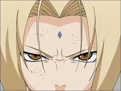 A quoi sert le losange violet sur le front de Tsunade ?
