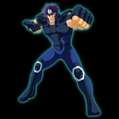 Il porte l'armure du chevalier de l'Ours :