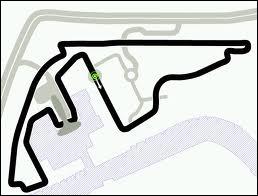 Le circuit de Yas Marina pour le Grand Prix :
