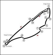 Le circuit Gilles-Villeneuve pour le Grand Prix :