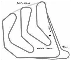 Le circuit du Caesars Palace pour le Grand Prix :