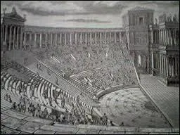 Rome compte trois gigantesques thtres : Le thtre de Pompe, le thtre de Balbus, le thtre de Marcellus. Le plus grand compte 27 000 mille spectateurs, le plus petit 7 700 et le moyen est ...