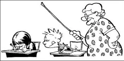 ... le vilain copieur ! Prends garde la matresse te voit !