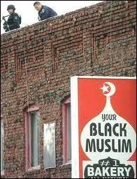 En contestation  la sgrgation et  l'histoire de l'esclavagisme, 1% de la population afro-amricaine s'est convertie  l'islam, ce sont les black muslims. Sous quelle organisation extrmiste un grand nombre d'entre eux se rassemblent-ils notamment ?